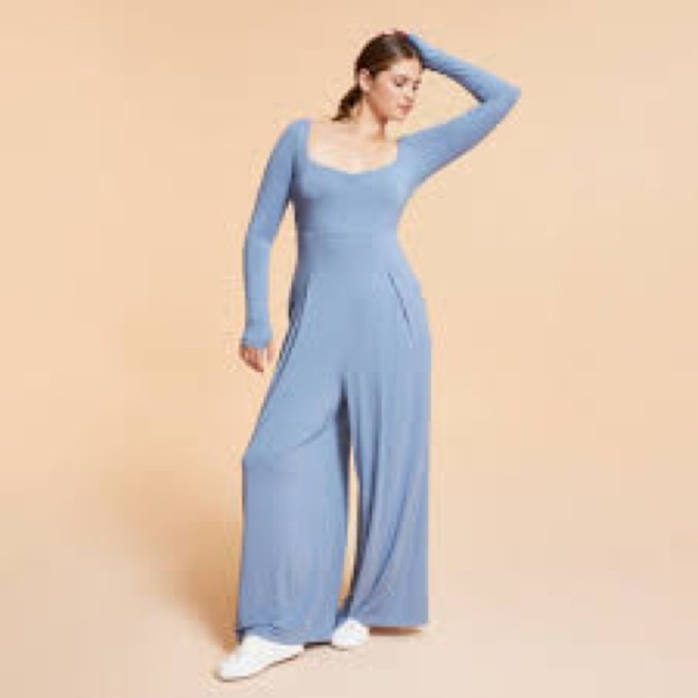 Chic Lavender Long Sleeve Jumpsuit - Picture 5 of 13
